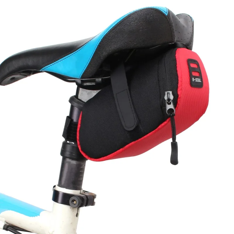 

Waterproof Mini Mountain Bike Saddle Bag Pouchs Road Bicycle Back Seat Tail Package Outdoor Cycling Mini Saddle Seatpost Bag