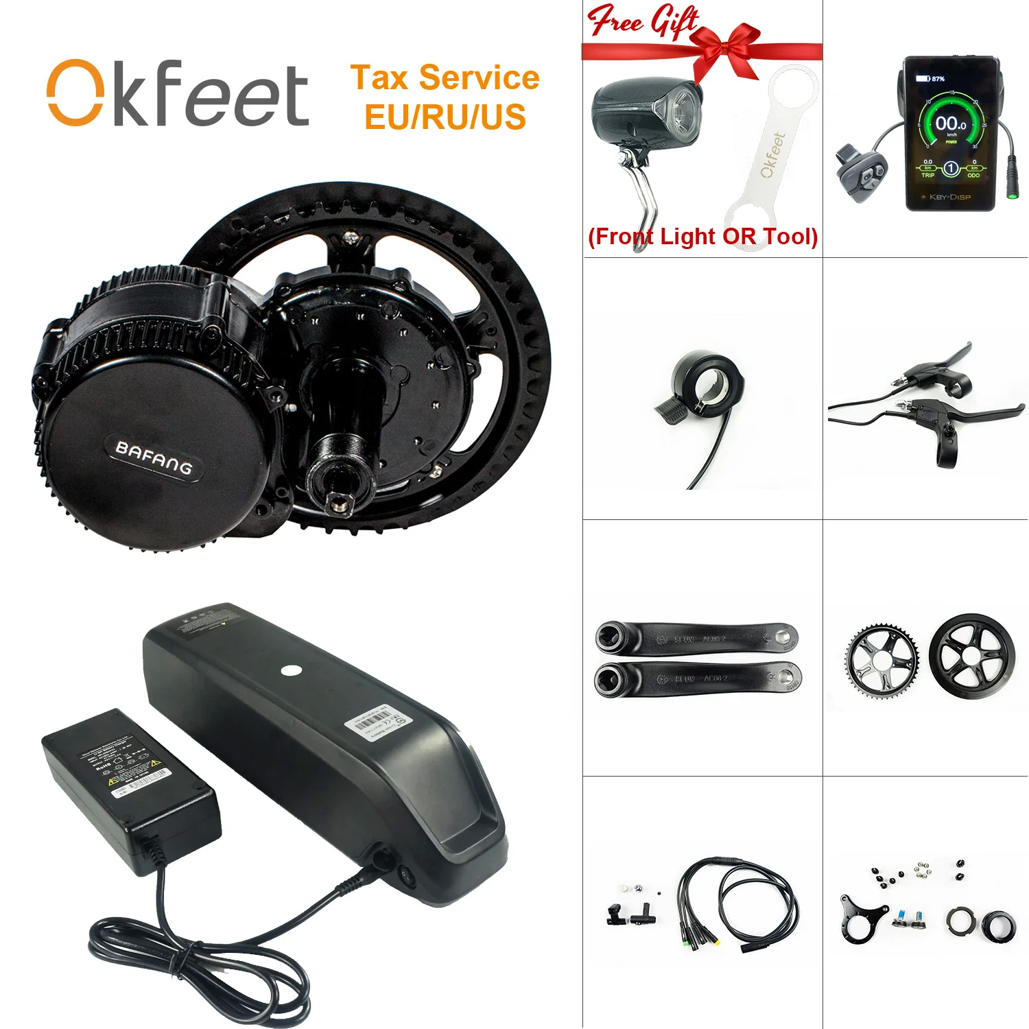 Bafang 8FUN 48V 500W MM G340 500 BBS02B czujnik światła biegów wyświetlacz LCD Mid napęd elektryczny do roweru zestaw do zamiany na rower elektryczny z Bafang 8FUN 48V 500W MM G340 500 BBS02B czujnik światła biegów wyświetlacz LCD Mid napęd elektryczny do roweru zestaw do zamiany na rower elektryczny z