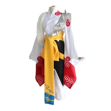 Аниме-косплей костюм кимоно для косплея+ паулдроны+ хвост Полный комплект костюмы для взрослых на Хеллоуин для мужчин на заказ любой размер