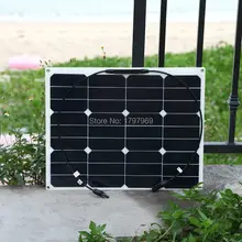 40W flexible back contact solar panel MC4 connector by high efficiency solar cell solar module for