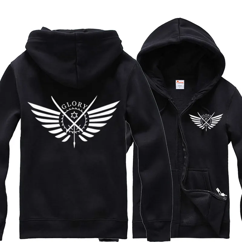 

Fashion Casual Hoodies Anime The King's Avatar Fleece Hooded Sweatshirt Jersey Full Sleeve Hoodie Warm Tops Spring Autumn Coat