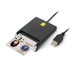 Универсальный USB 2,0 считыватель смарт-карт банк карта налог карта ID CAC DNIE ATM IC sim-карта ридер планшет компьютер Ноутбук аксессуары