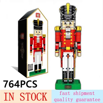 

7046 Movie Series Nutcracker Employee figure Set Compatible With 4002017 Building Blocks Bricks Educational Toys Gifts For Child