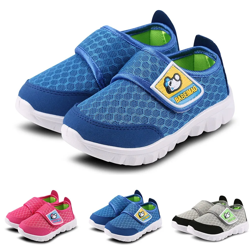 Toddler Infant Kids Baby Girls Boys Cartoon Mesh Run Sport Casual Sneakers Shoes Детская Обувь Kids Shoes Boys Shoes