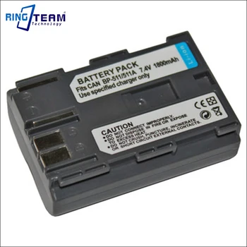 

Li-Ion Battery BP-511 BP-511A for Canon Camera DM FV300 FV40 MV30 MV400 MV400i MV430 MV450 MV450i MV600 MVX1i EOS KISS DIGITAL
