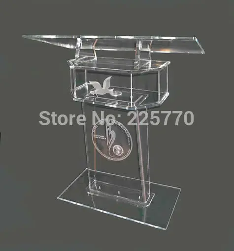 

free shipping Hot sale Customized Acrylic Church Lectern / Pulpit / Lectern / Podium church pulpit