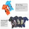 Monos de invierno para perros ropa reflectante para perros, traje de nieve grueso y cálido para cachorros hinchados para perros pequeños, para hombre y mujer, vientre totalmente cubierto ► Foto 2/6