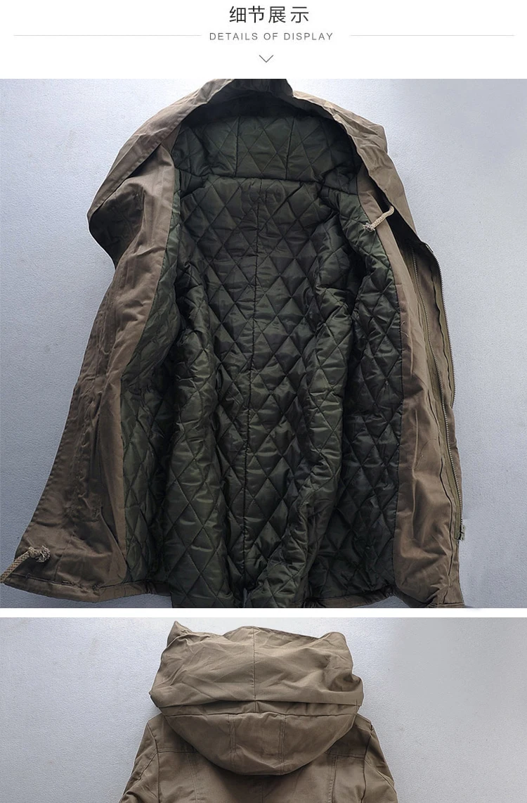 YASUGUOJI, новинка, сафари стиль, мужские зимние пальто и куртки, утолщенное пальто с хлопковой подкладкой, Мужская парка, мужская куртка с капюшоном MF2