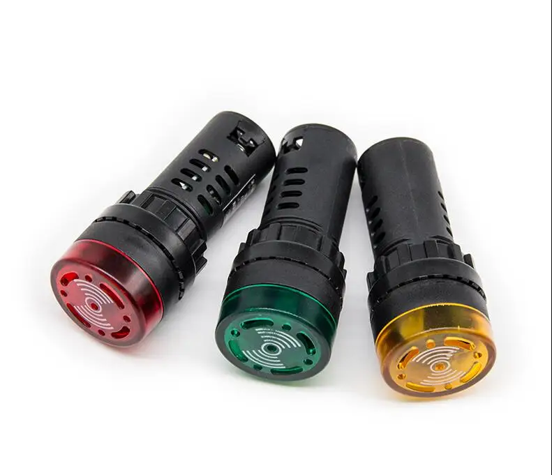 

Intermittent sound Flash buzzer AD16-22SM sound and light alarm 22mm 12V Indicator light signal lamp