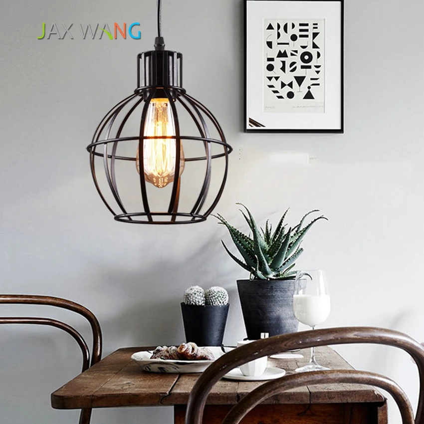 

Modern Simple Loft Pendant Lamp Creative Individuality Restaurant Bar Iron Art Industrial Wind Pendant Light Living Room Hanging