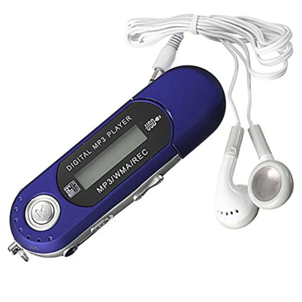 Hifi 8GB флеш-диск USB 2,0 lcd мини MP3-плеер с fm-радио Диктофон Функция fm-радио