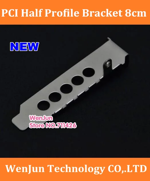 

2pcs wholesale 8cm Half size Cover Bracket Sound Card PCI Short Expansion Card Slot Cover Filler Low Profile Bracket for 2U