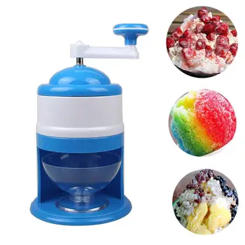 

Stainless Steel Manual Ice Cones Cutter Shredder Crusher Chopper Hand Shaved Crushed Grinders Machine Kitchen Dessert Maker Tool