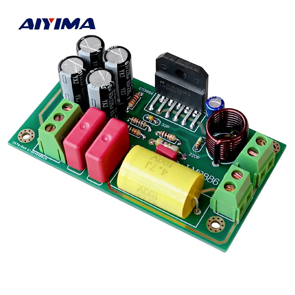 Аудиоусилитель AIYIMA LM3886 CG версия плата моноусилителя наборы Diy звуковая система с