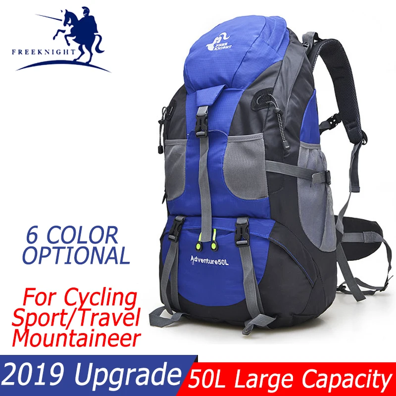 

Climbing Backpack 50L Waterproof Outdoor Rucksack Cycling Hiking Backpack Trekking Camping Bag Mountain Backpack Freeshipping