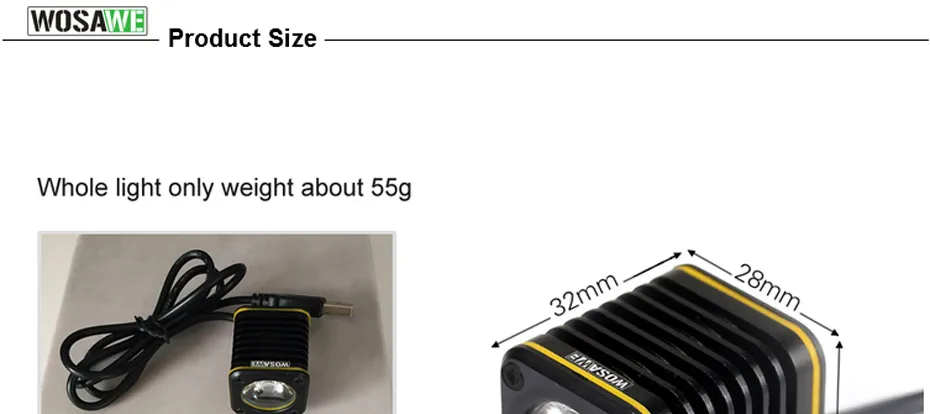 Flash Deal WOSAWE Bike Light Cycling Bicycle T6 LED HeadLight Waterproof Handlbar USB frontlight Headlight MTB Cycling Accessories 2 Flash Deal WOSAWE Bike Light Cycling Bicycle T6 LED HeadLight Waterproof Handlbar USB frontlight Headlight MTB Cycling Accessories 2