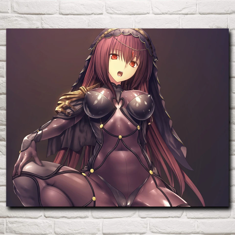 

FOOCAME Anime Fate Series 2 Art Silk Posters and Prints Painting Home Decor Wall Pictures For Living Room 24x30 Inches