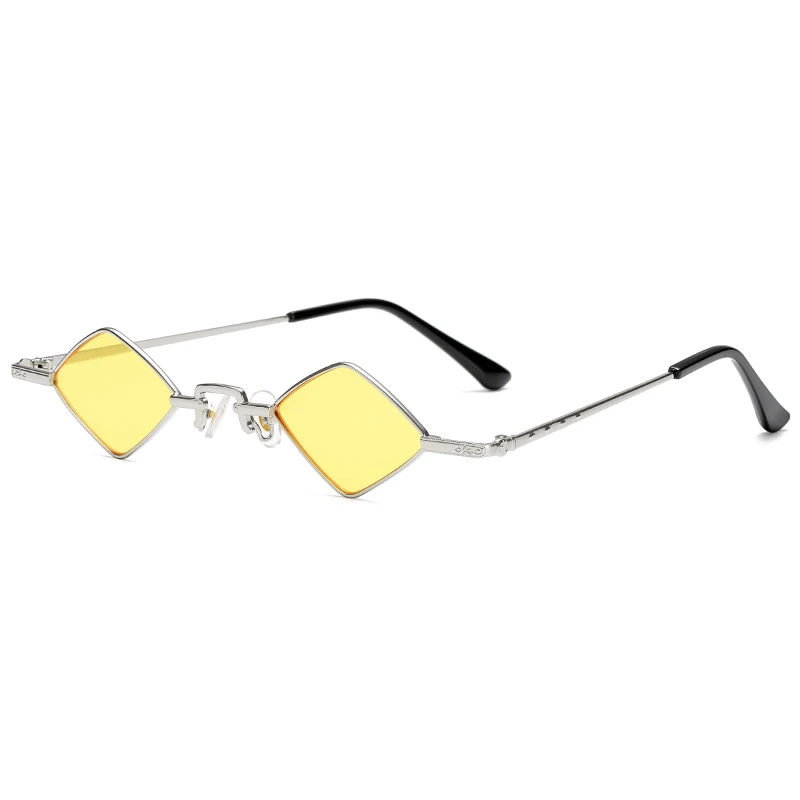 TOEXPLORE ore Модные женские и мужские солнцезащитные очки с бриллиантами, металлическая маленькая оправа, брендовые дизайнерские зеркальные очки, классические роскошные солнцезащитные очки UV400 - Цвет линз: C4