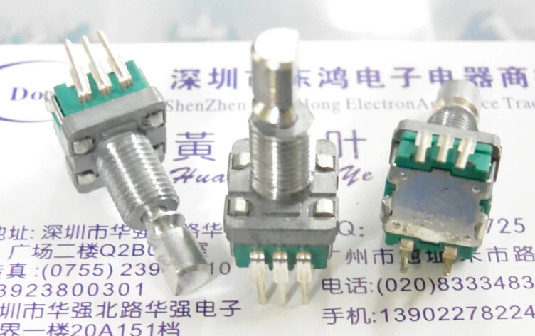 

5pcs ALPS alpine EC11 encoder with switch 30, location 15, pulse point axis 20MM