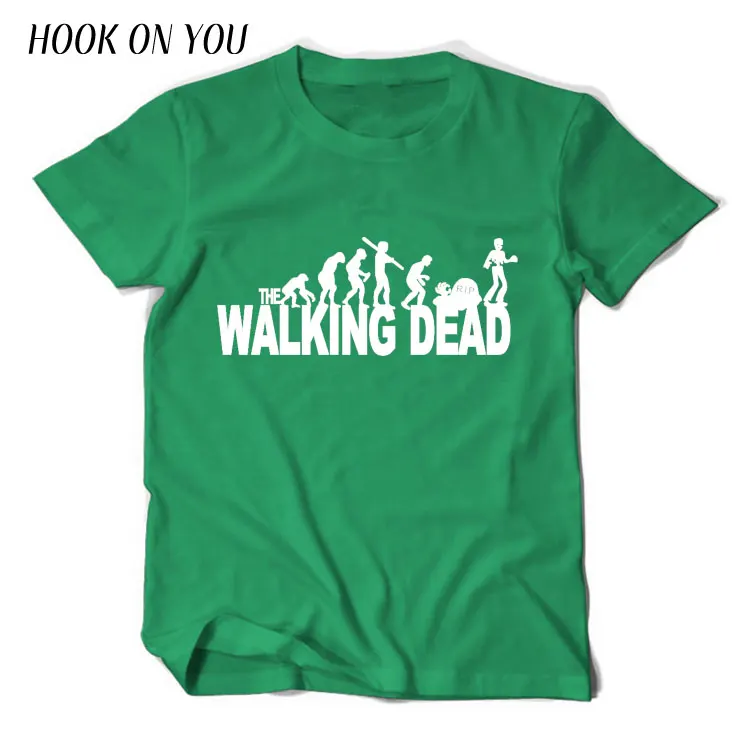 Cool Brand Summer New Mens Clothing The Walking Dead T ...