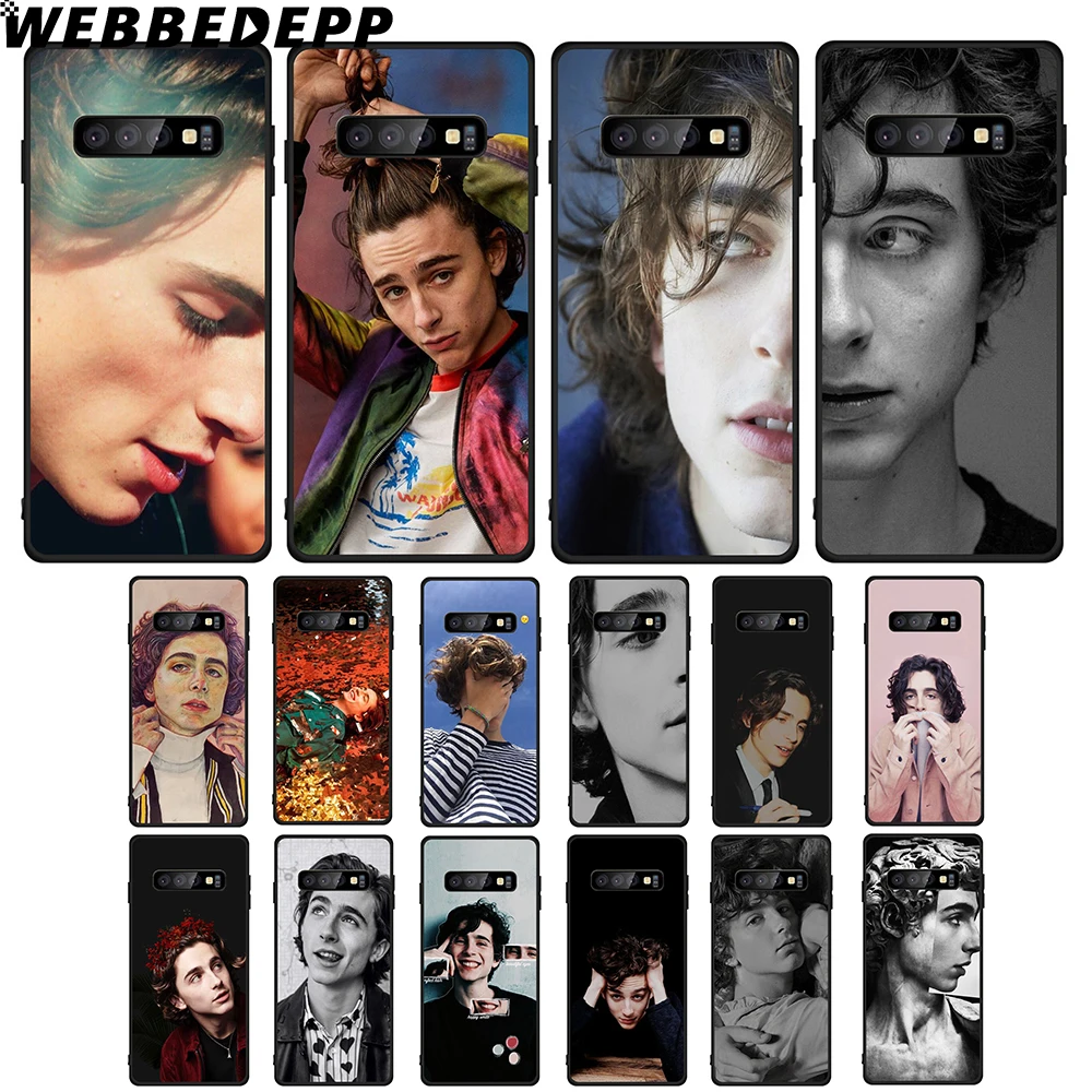 

WEBBEDEPP Timothee Chalamet Soft TPU Case for Samsung Galaxy Note8 9 A10 A20 A40 A50 A60 A70 M10 M20 M30