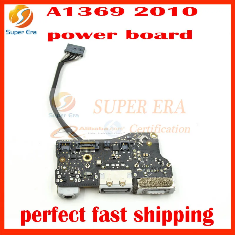 

Genuine perfect Used USB DC I/O Jack Audio Power Board 820-2861-A for Apple MacBook Air 13" A1369 Late 2010 MC503 MC504 EMC 2392