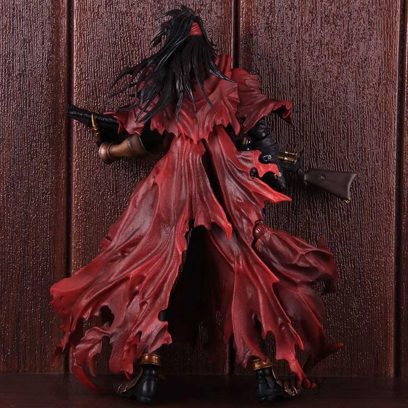 Dirge of Cerberus Final Fantasy VII Play Arts Kai Vincent Valentine фигурка экшн ПВХ Final Fantasy 7 Коллекционная модель игрушки