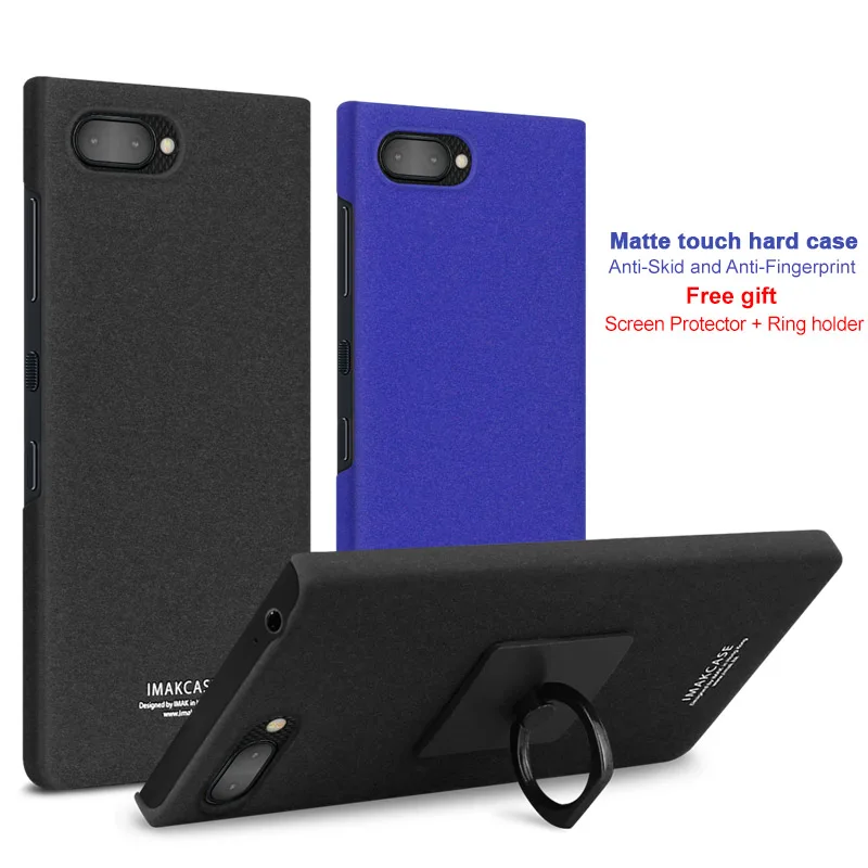 

For Blackberry Key2 case Key 2 Keytwo Key two Imak cowboy cases with stand Back Cover with Finger Ring Holder Kickstand Coque