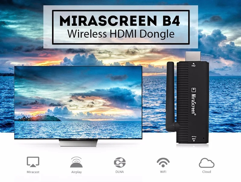 Экран зеркальное отображение беспроводной wifi HDMI tv Stick HD дисплей ключ приемник видео адаптер для iPhone 8 IOS Android телефон Coonect tv