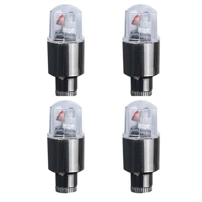 Bike light front led 4X Bike Car Motorcycle Wheel Tire Tyre Valve Cap Neon LED Flash Light Lamp hot Bicycle Parts #4A29 (6)