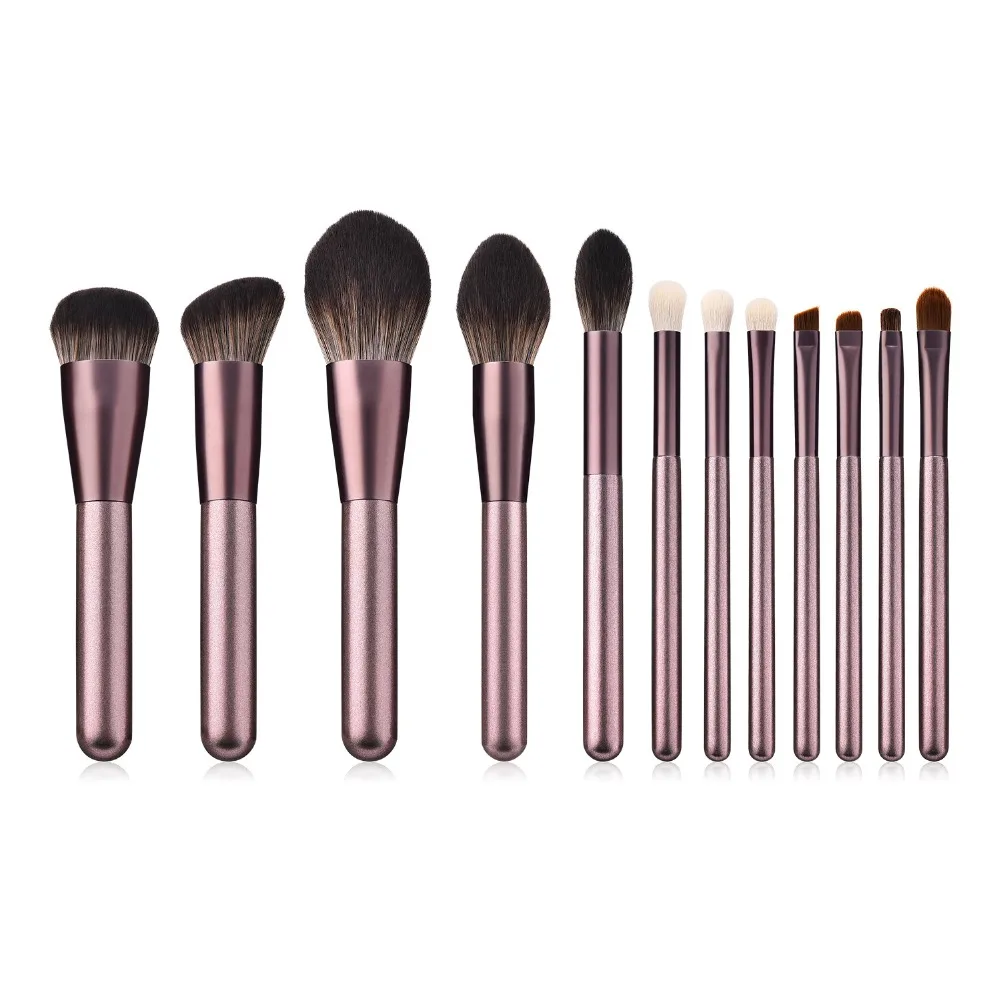 

Professional 7/8/12 Pcs Wooden Makeup Brushes Set Beauty Cosmetic Tools Kit Foundation Powder Eyeliner Eyeshadow Make Up Brushes