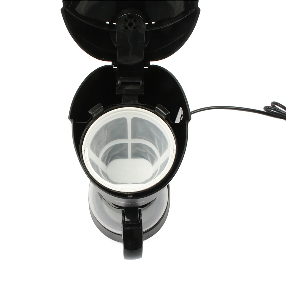 DMWD 600 мл американский кофеварка мини автоматического капельного Кофе машины чайник Кофе горшок для офиса и бытовой Одежда высшего качества 220 В
