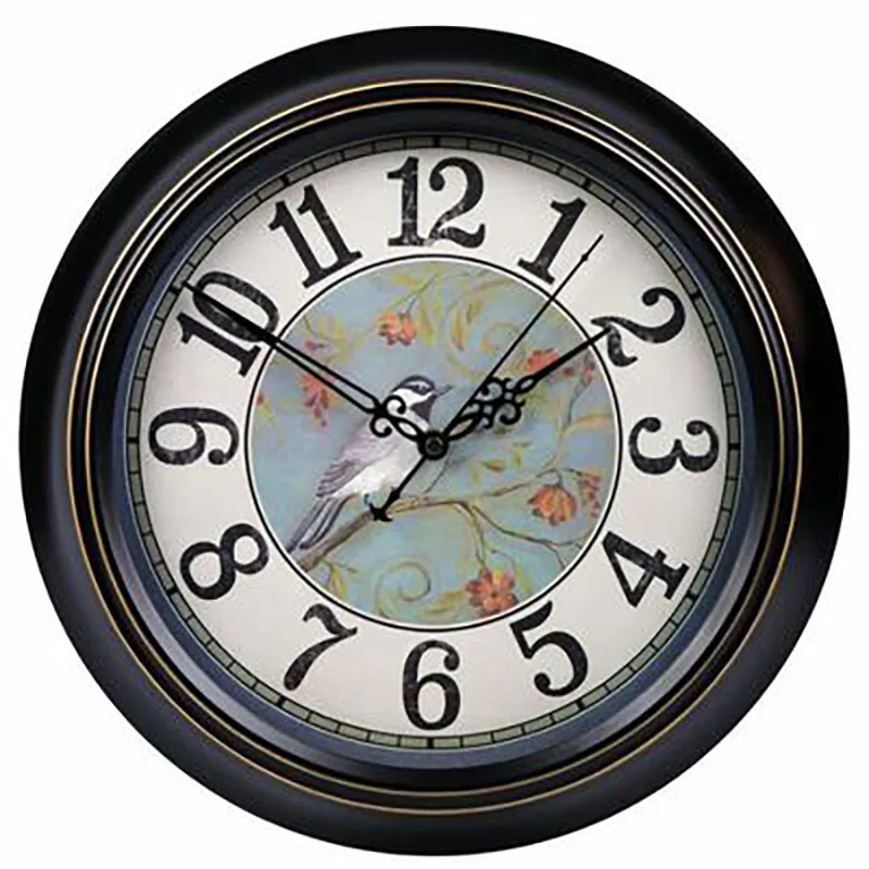 Американские кварцевые настенные часы винтажные металлические большие часы для гостиной для кухни потертые декоративные Ретро Современные настенные часы C5T041 - Цвет: Style 8