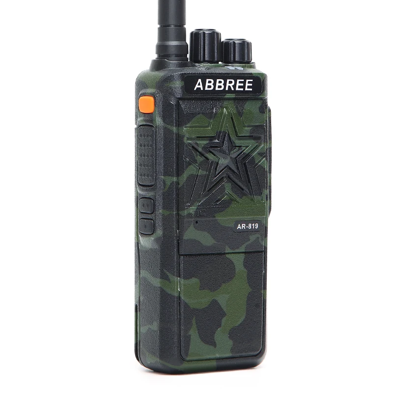 ABBREE AR-819 10 Вт портативная рация мощный без магнитного громкоговорителя 16CH 3000 мАч 10 км дальний охотничий радиоприемопередатчик