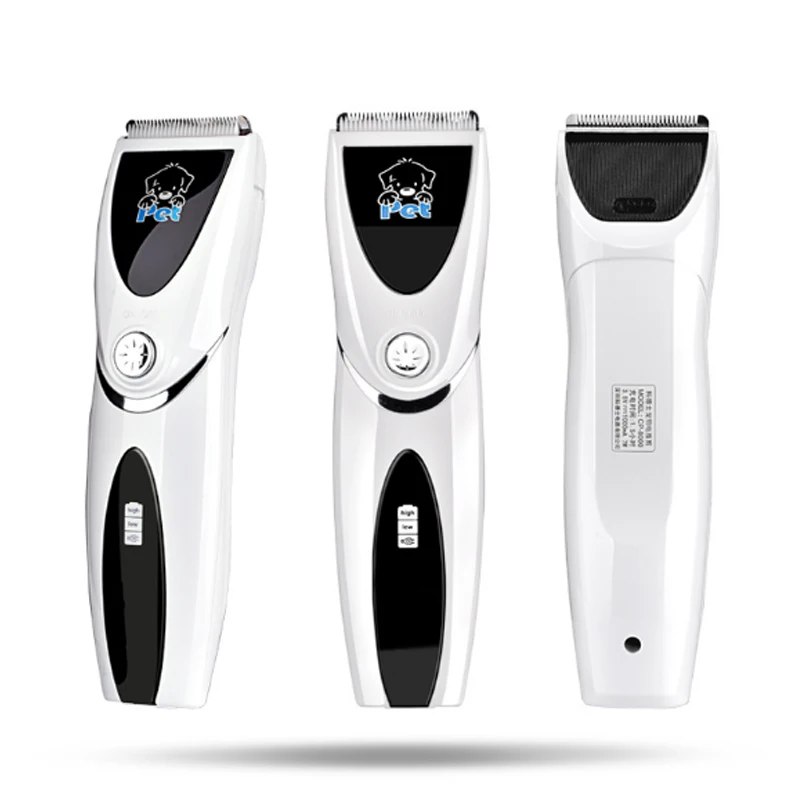 Professional Pet Dog Hair Trimmer Clipper Rechargeable Animal Electric Cat Grooming Hair Cutter