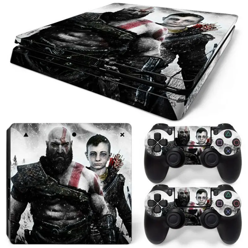 God of War Съемная виниловая кожа для PS4 Slim+ контроллер защитные наклейки для sony Playstation 4 Slim для Dualshock 4 аксессуары - Цвет: 9