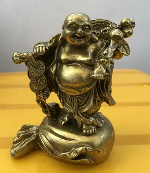 

Auspicious Buddhist Maitreya Buddha bronze statue