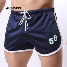 ALSOTO, мужские спортивные шорты, спортивная одежда, мужские шорты для бега, фитнеса, спортзала, баскетбола, быстросохнущие, дышащие, для бега, йоги