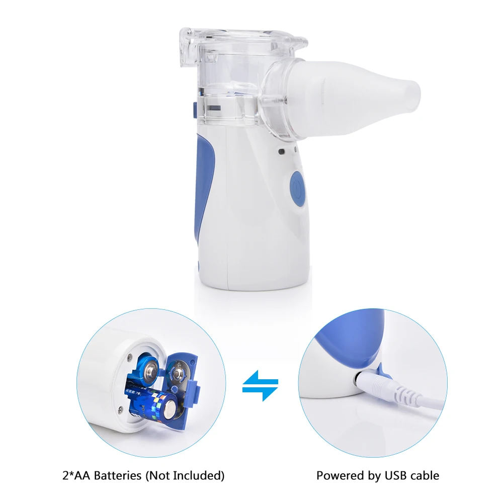 Личные медицинские паром устройство здравоохранения ингалятор для лечения астмы ХОБЛ Steam Сбросьте ринит испаритель ингалятор с маской чашки