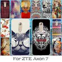 Akabeila Чехол для мобильного телефона ZTE Axon 7 A2017 Чехол чехол Защитный В виде ракушки кремния Мягкие TPU Жесткий Пластик сзади