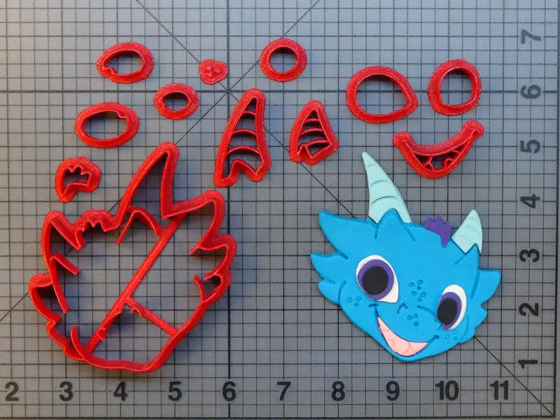 Мультяшный персонаж Shimmer and Shine Cookie Cutter Инструменты для украшения торта на заказ 3D Печатный инструмент для выпечки торта форма для печенья - Цвет: Nazboo 3 inch