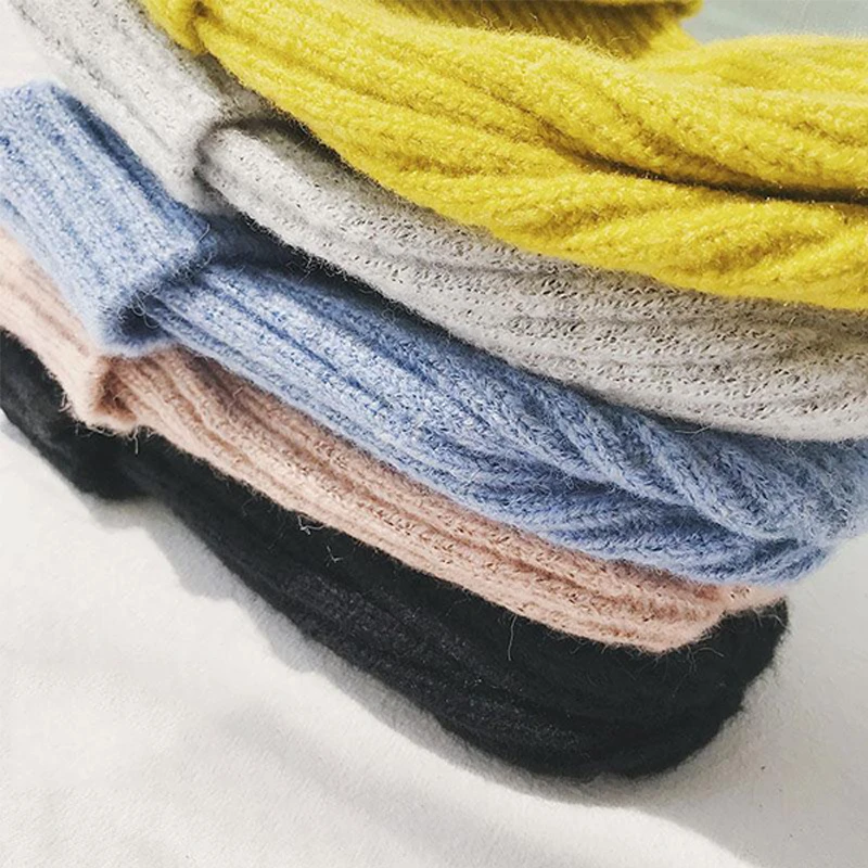 Женские и мужские шапки Skullies Beanies модные теплые унисекс эластичные вязаные