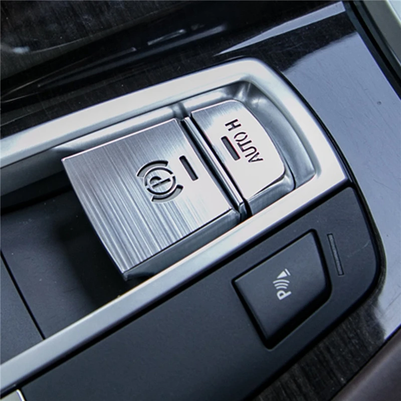 

Аксессуары для интерьера автомобиля, наклейка на консоль с электронным ручным тормозом, декоративная отделка для X3, X4, X5, X6, F15