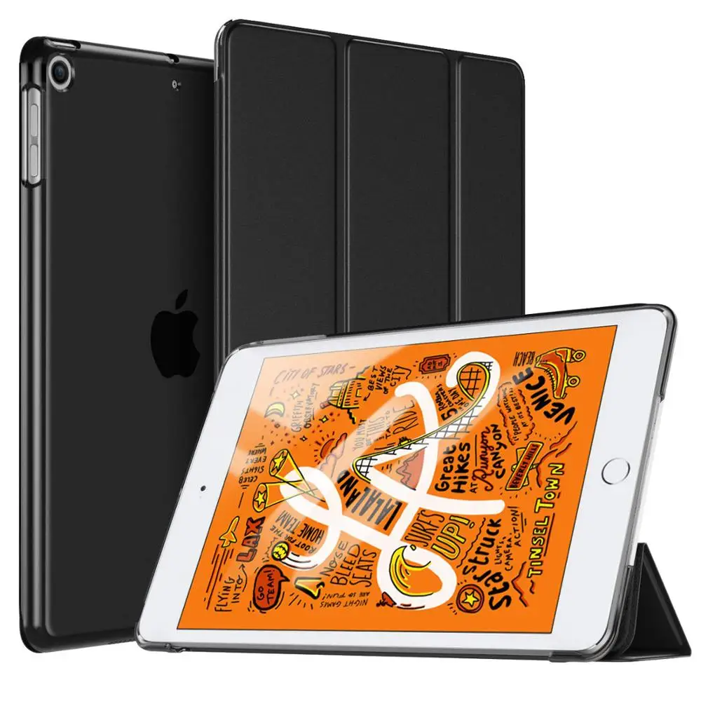 7 9 дюйма PU + PC смарт чехол для Apple новый iPad Mini 5 2019 защитный подходит с откидной