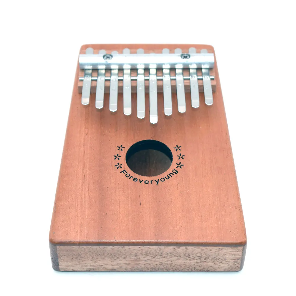 

10 Key Kalimba African Solid Mahogany Body Thumb Finger Piano Sanza 10 keys Solid Wood Kalimba Mbira Thumb With Tune Hammer