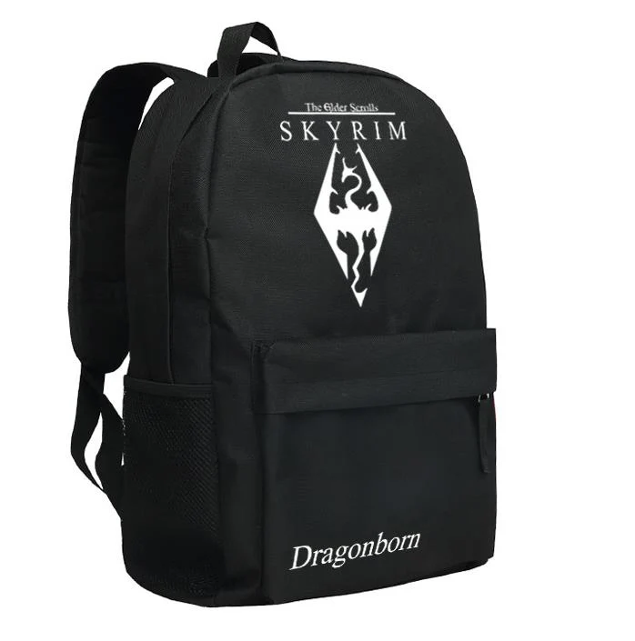 Горячая Распродажа рюкзак NagaiKei для пожилых людей Scrolls V Skyrim мужской TES Книжная