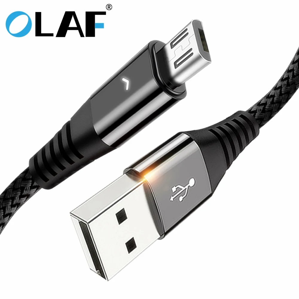 

OLAF 2.4A USB Type C Cable For Samsung Galaxy S9 S8 Plus Note 9 8 Fast Charging Cord For Huawei P20 lite pro Mate 20 USB-C Cable
