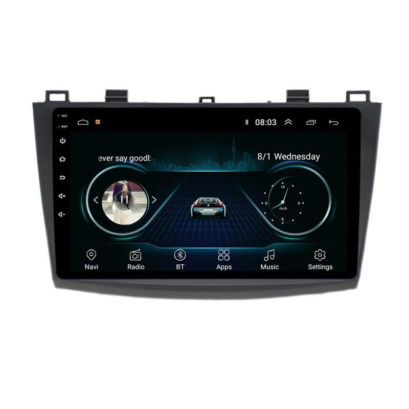 9 &quot2.5D IPS Android 8 1 автомобильный DVD GPS плеер для Mazda 3 2010 2011 2012 2013 Радио Стерео головное