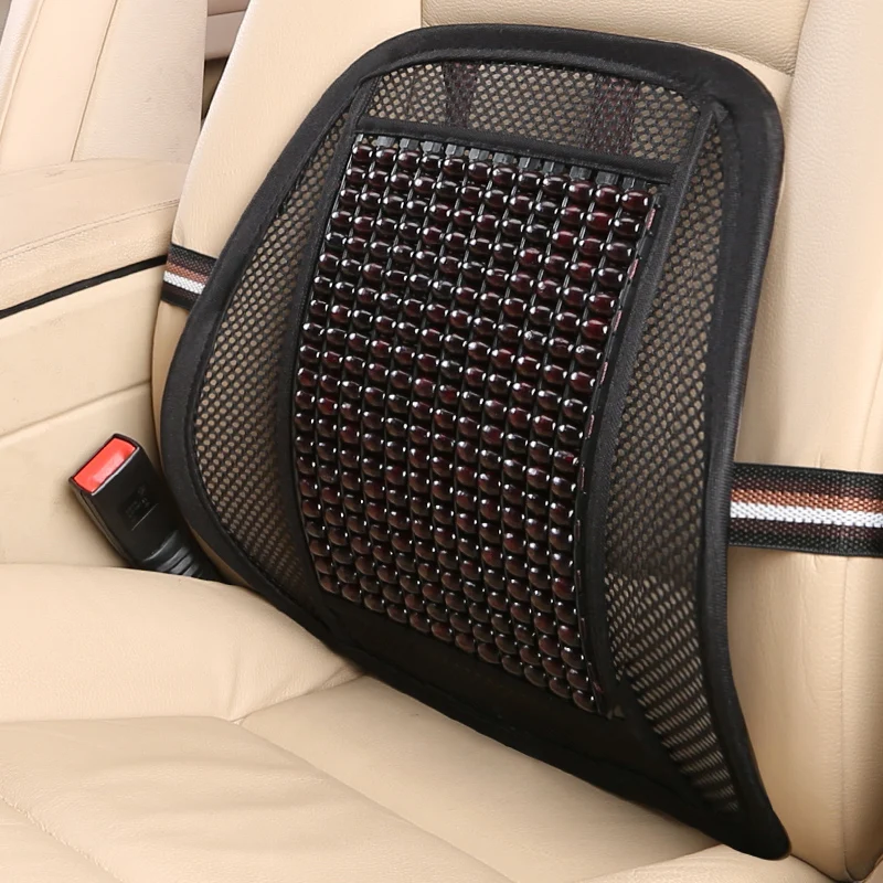 KKYSYELVA كرسي داعم للفقرات القطنية ل كرسي مكتب سيارة مركبة السيارات المقعد الخلفي يدعم وسادة الخصر الداخلية اكسسوارات السيارات التصميم