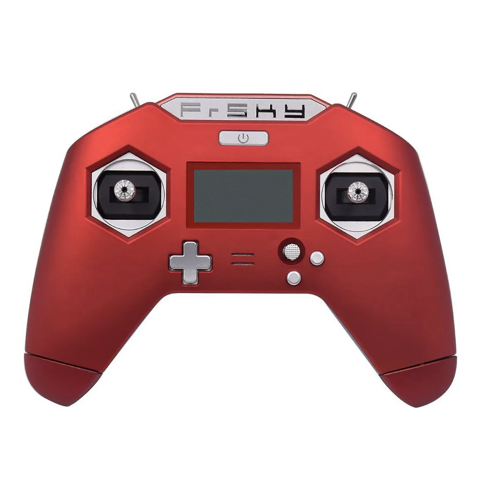 FrSky Taranis X-Lite 2.4G 16CH Transmitter with Mini Sensor Gimbals Free Link App Mode 2 - Red